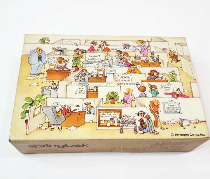 Springbok Hallmark Our Amaze-ing Office 100 pc Puzzle Vintage