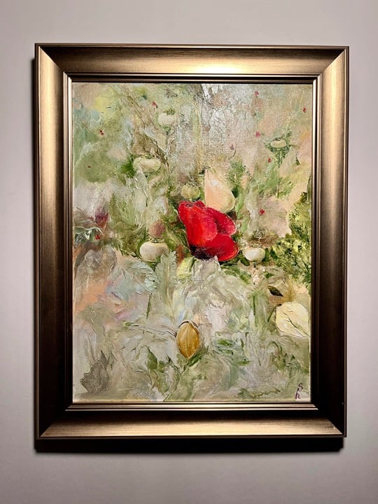 Original Oil on Canvas Painting by Ukrainian Artist SVITLANA SHAPOVALOVA 12 x16