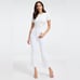 Good American Good Legs Crop Mini Boot in White001