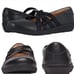 Vionics magnolia serenity strappy mary Jane loafers black sz. 8 W (wide)
