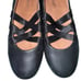 Vionics magnolia serenity strappy mary Jane loafers black sz. 8 W (wide)