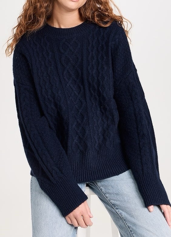 Favorite Daughter The Oversized Cable Sweater
