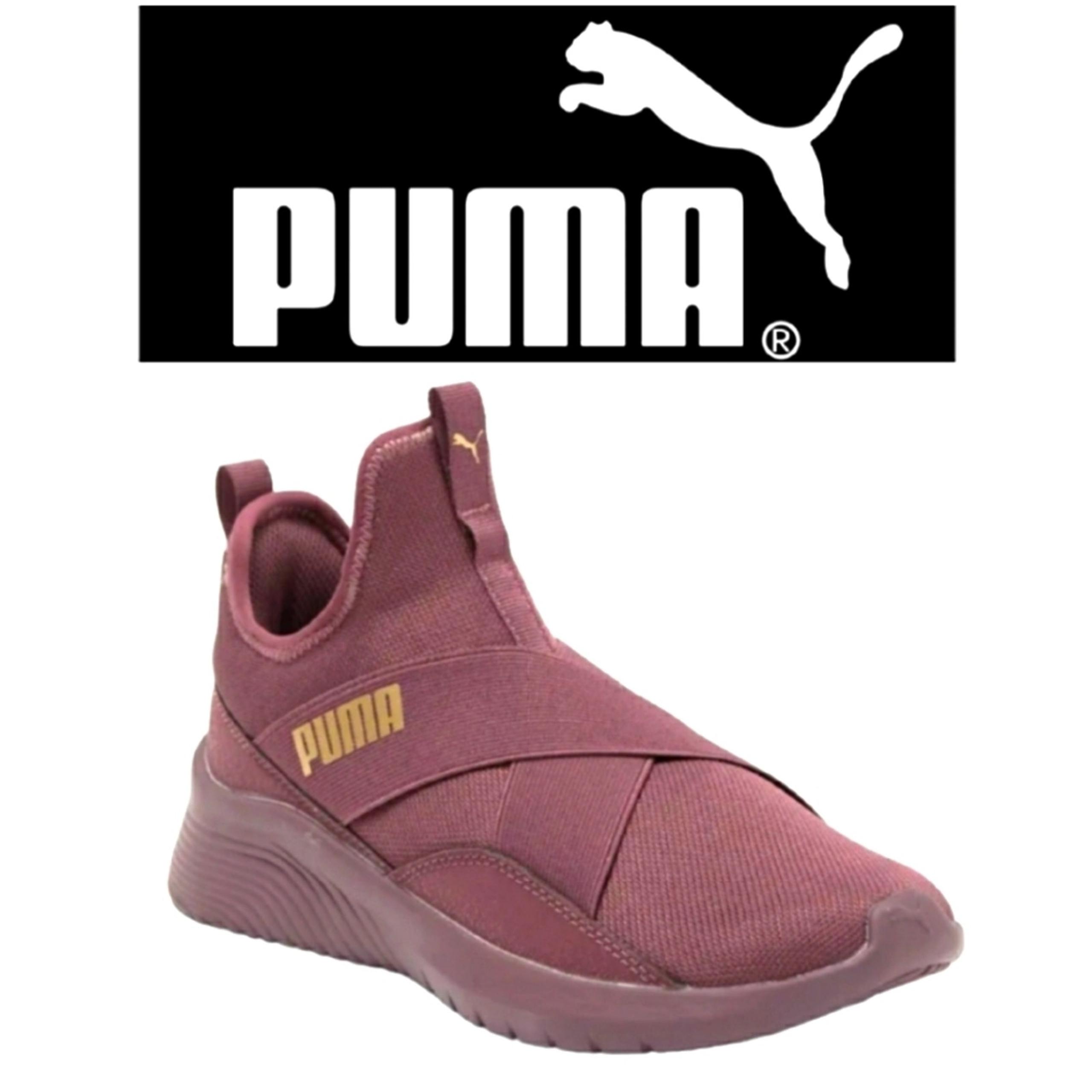 RARE PUMA Womens Purple Radiate Mid Refresh Athletic Sneaker Dusty Plum Size 7.5