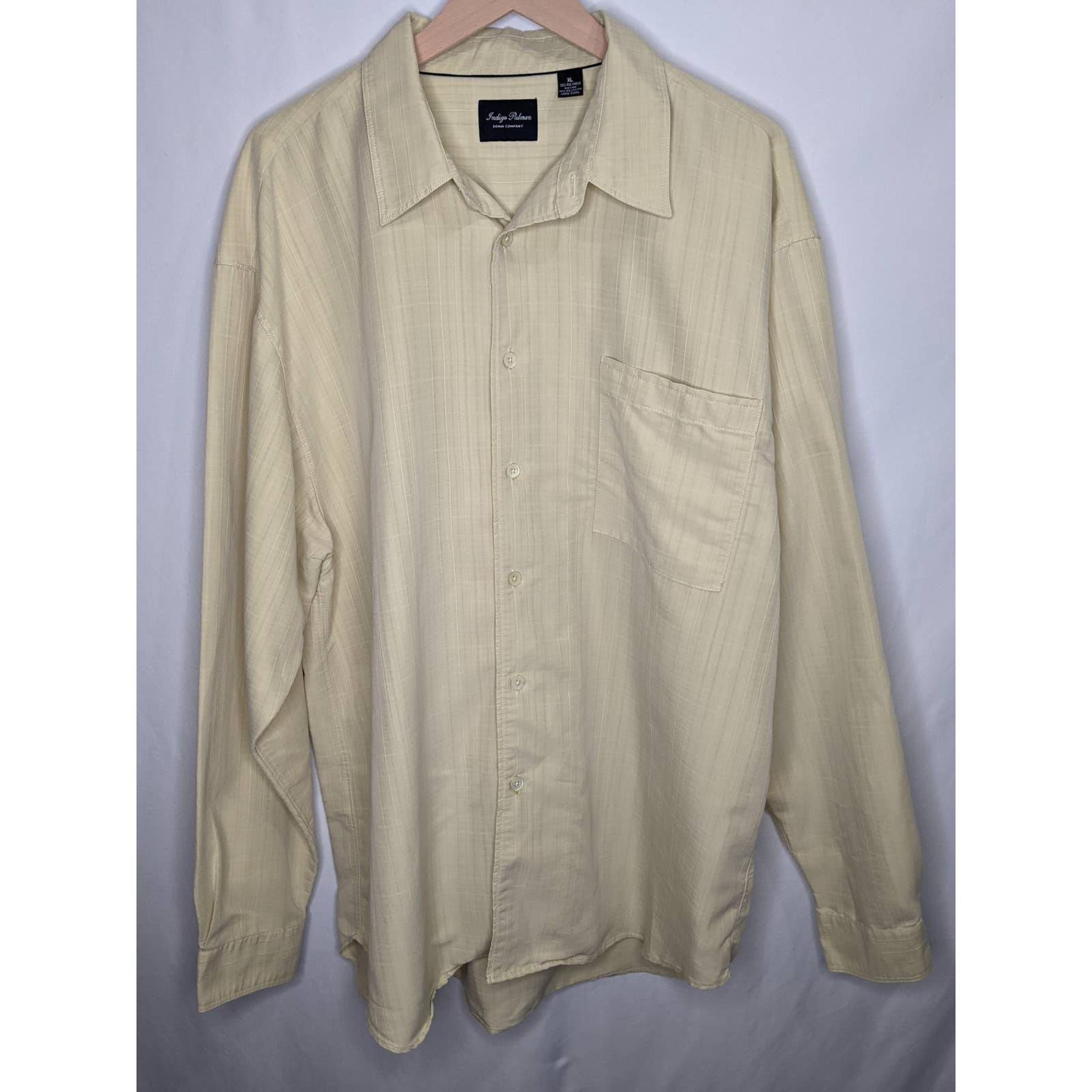 Indigo Palms Men's Long Sleeve Dress Shirt