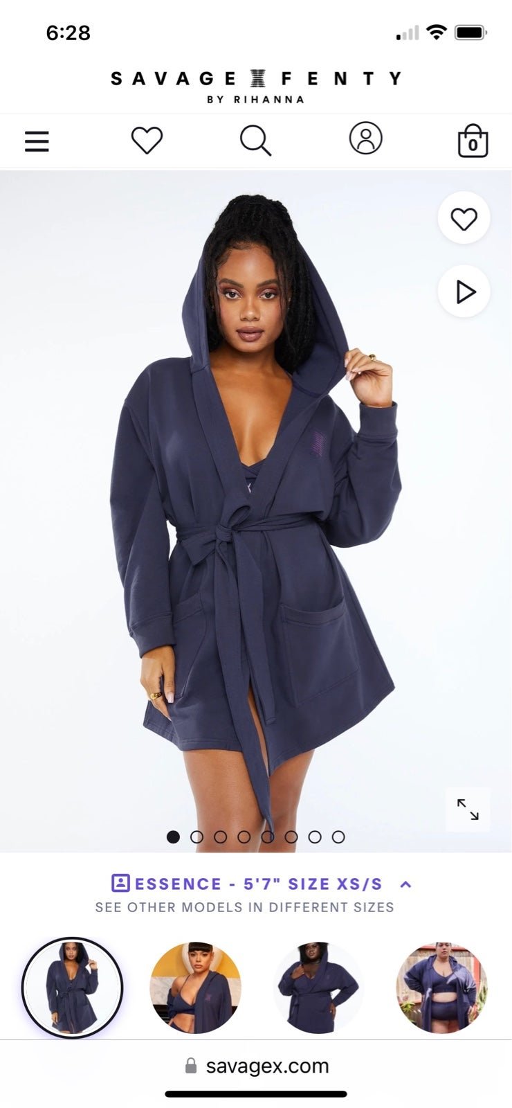 ❤️Rihanna X fenty robe