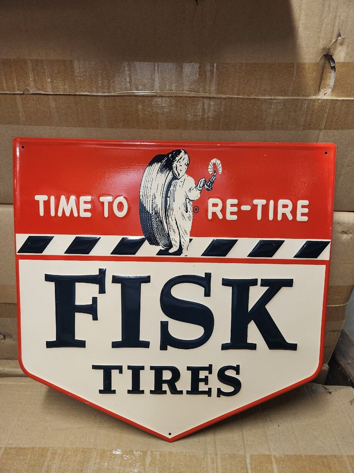 Fisk Tires Automobile Sign