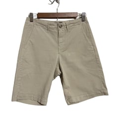 3x1 Women's NWT Khaki Selvedge Traveler Beachwood Stretch Chino Shorts Size 28