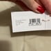 3x1 Women's NWT Khaki Selvedge Traveler Beachwood Stretch Chino Shorts Size 28