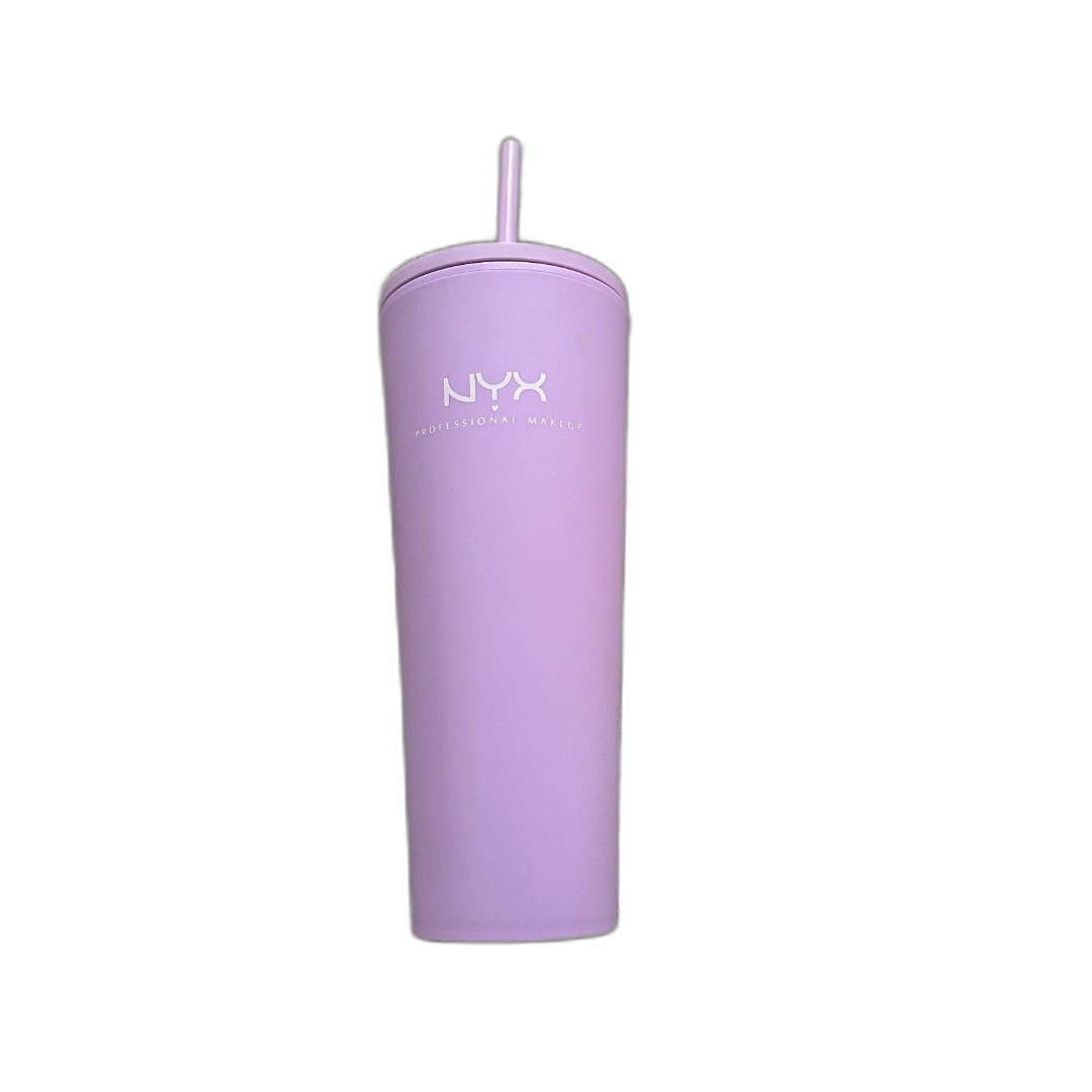 NWOT NYX Professional Makeup Lavender Tumbler Water Bottle