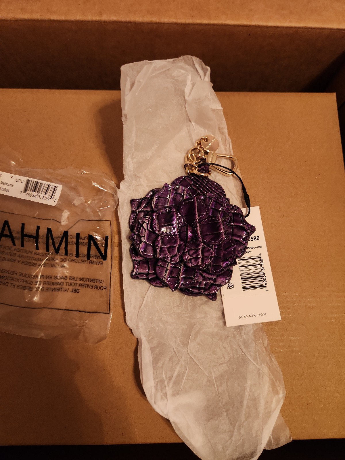 new brahmin magnolia ultraviolet tassel