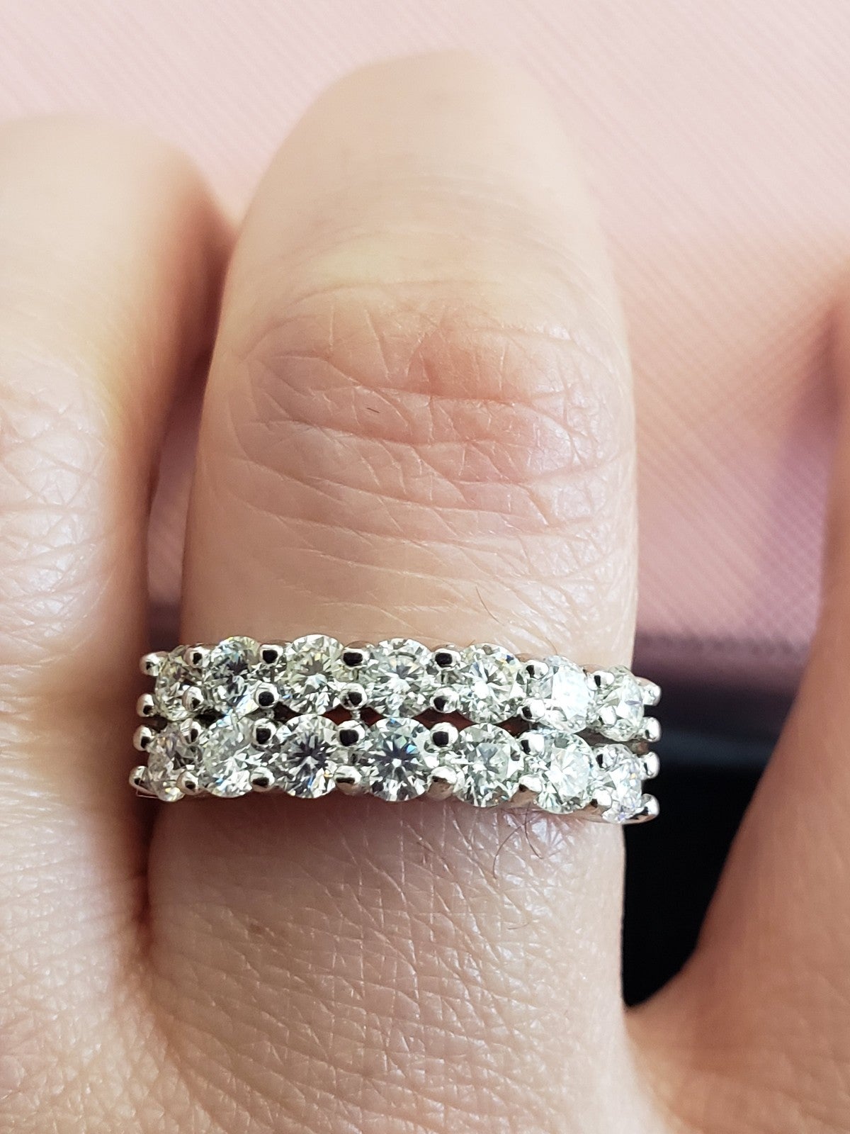 GRA CERTIFIED MOISSANITE RING SIZE 8