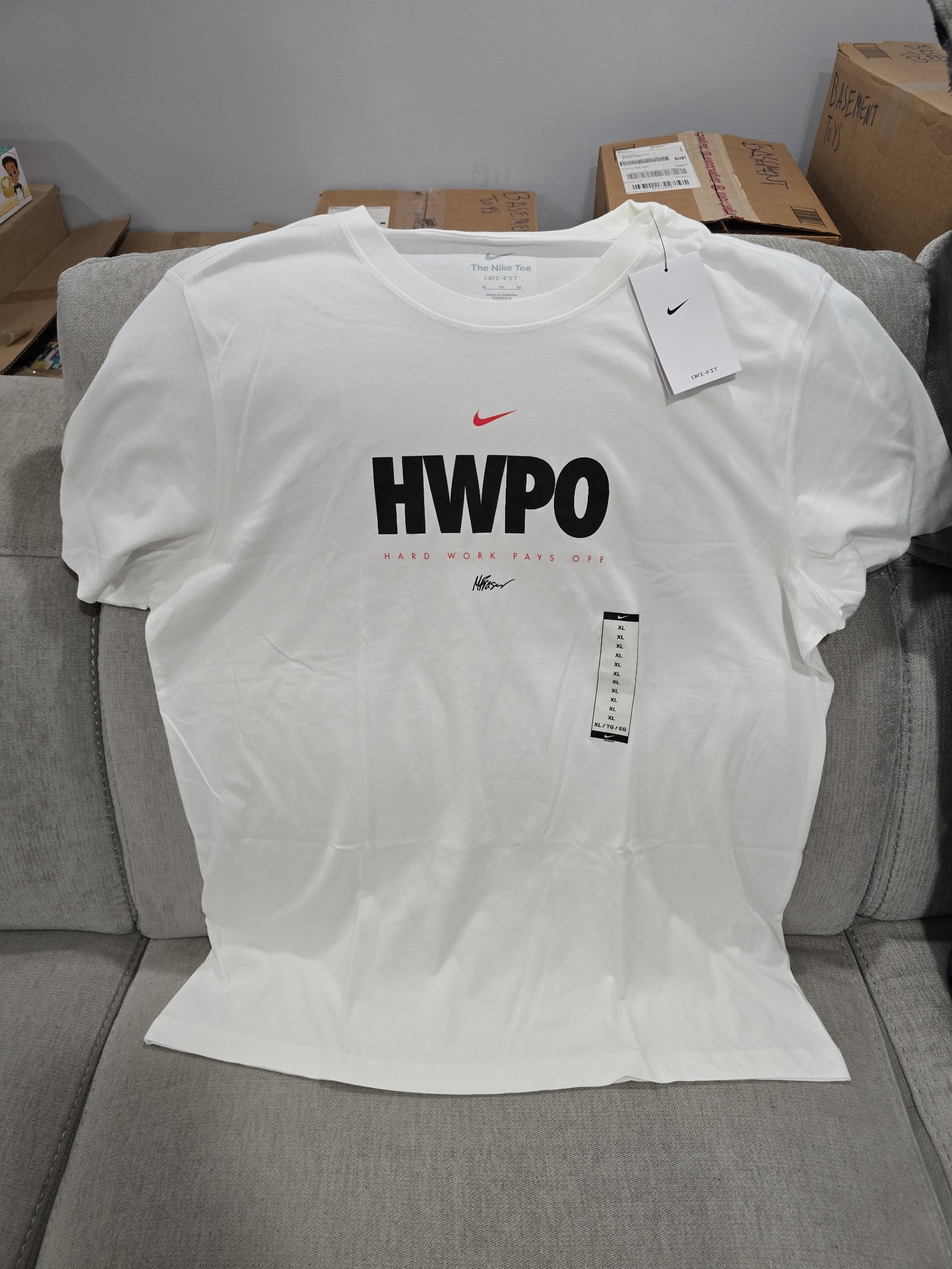Nike Cross Fit T Shirt Mat Fraser Dry Fit