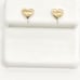 10kt Real Gold Heart Shaped Stud Earring