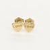 10kt Real Gold Heart Shaped Stud Earring