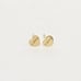 10kt Real Gold Heart Shaped Stud Earring