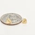 10kt Real Gold Heart Shaped Stud Earring