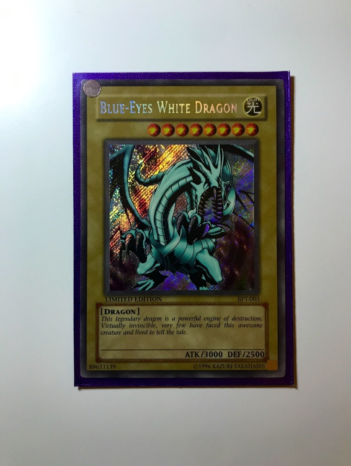 LIMITED EDITION Blue Eyes White Dragon