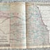 1878 Mitchell Atlas Map Of Nebraska & Kansas & Territories Of Wyoming & Montana