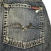 7 for all mankind bedazzled denim mini skirt size 27. Some distressing