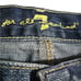 7 for all mankind bedazzled denim mini skirt size 27. Some distressing