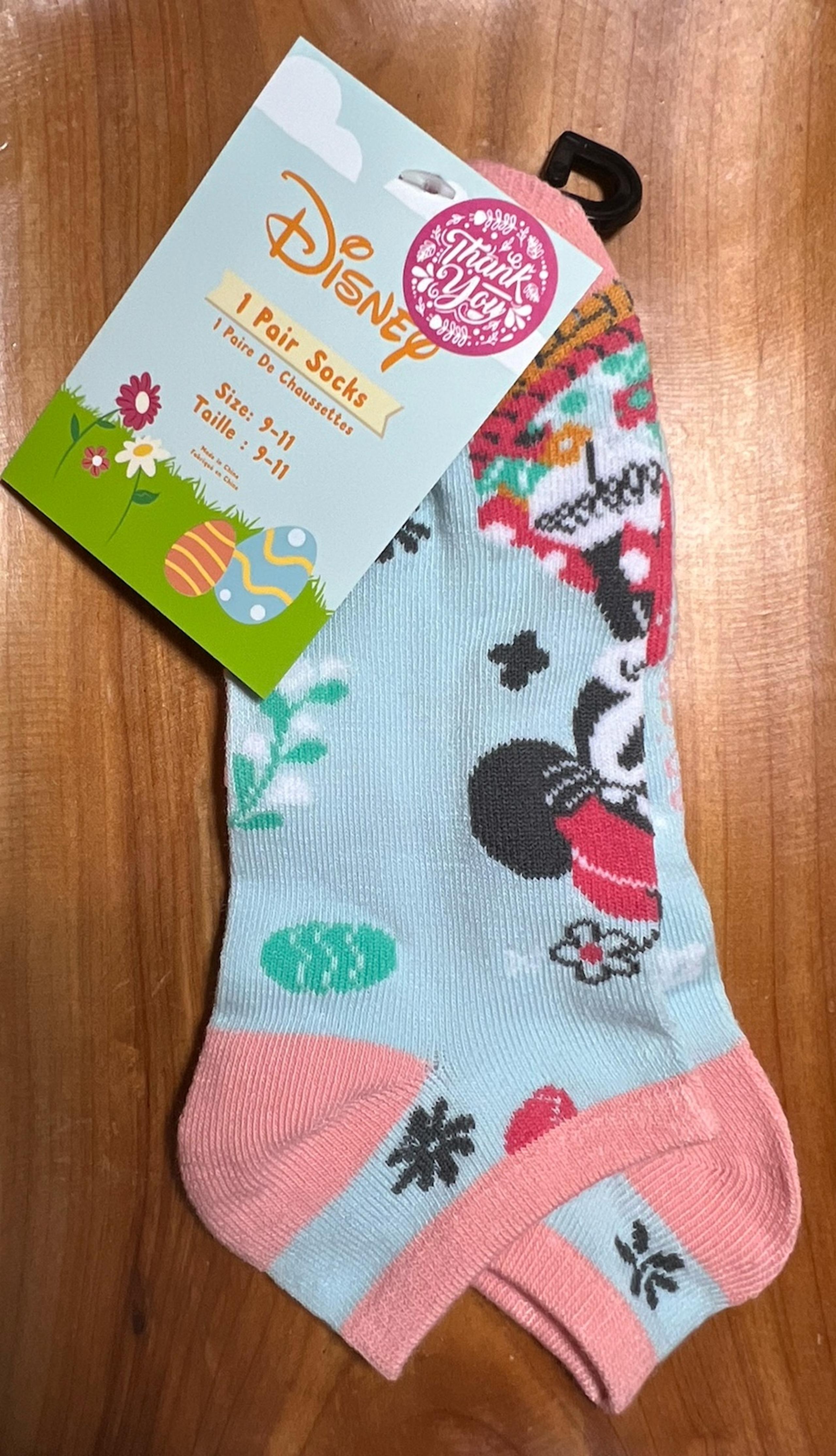 Disneys Minnie Mouse  Easter socks :)
