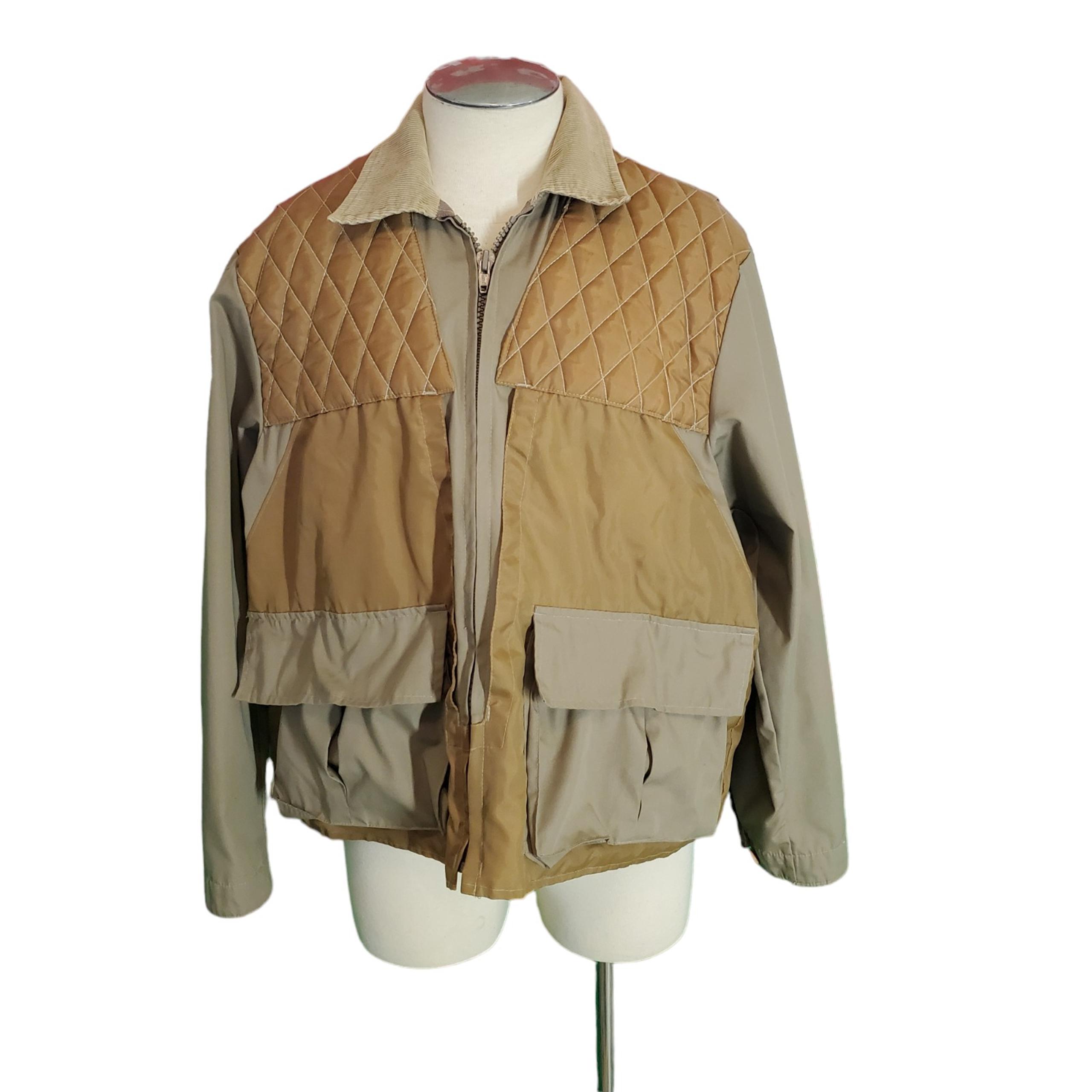 Gun Club Sportswear Men's vintage Tatical Hunting Jacket Tan sz L