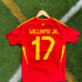 2024 Spain Home Nico Williams #17 - Eurocopa Edition Soccer Jersey SIZE MEDIUM