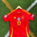 2024 Spain Home Nico Williams #17 - Eurocopa Edition Soccer Jersey SIZE MEDIUM