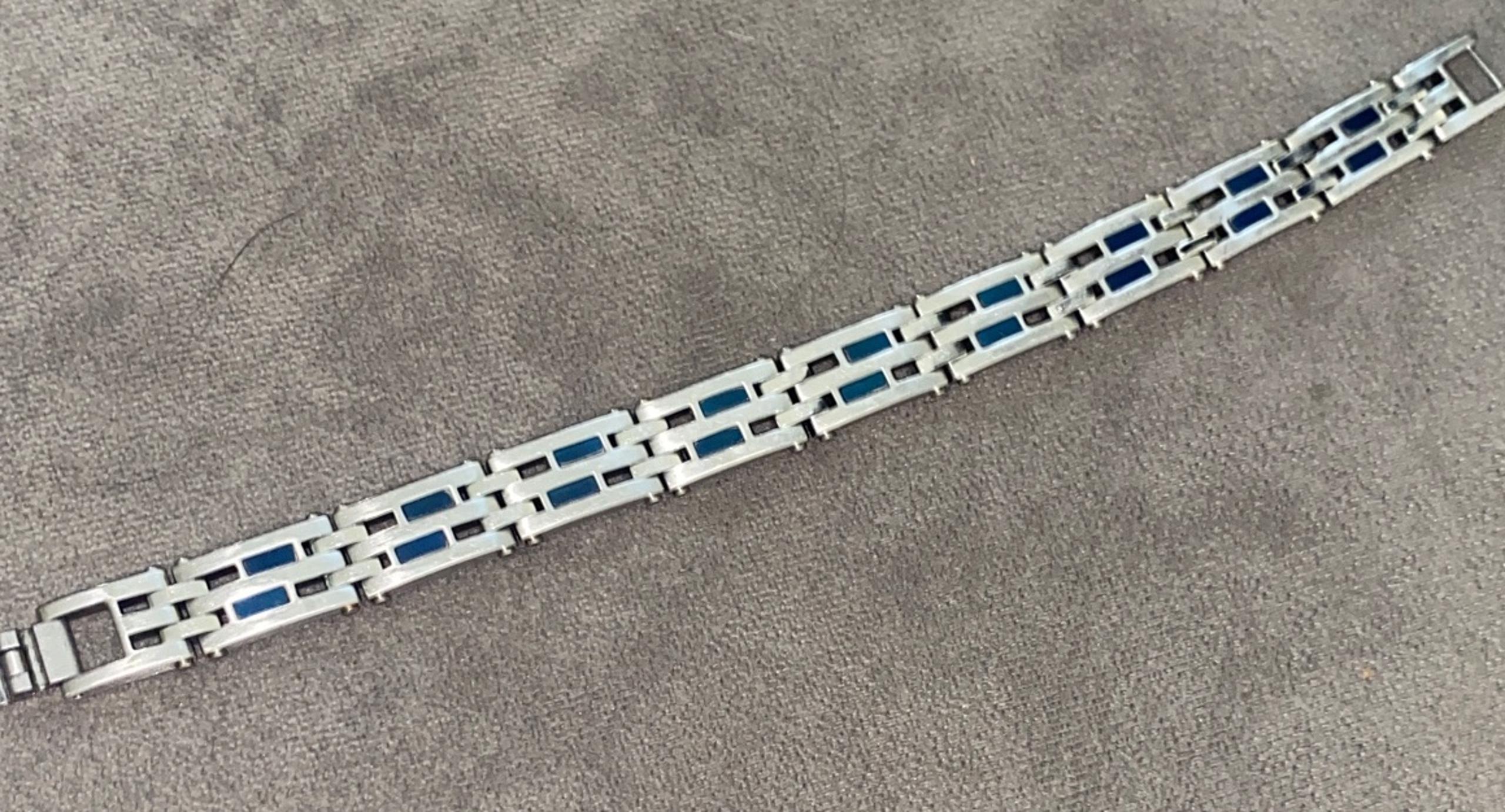 Mens Colibri SS Titanium Bracelet 8”