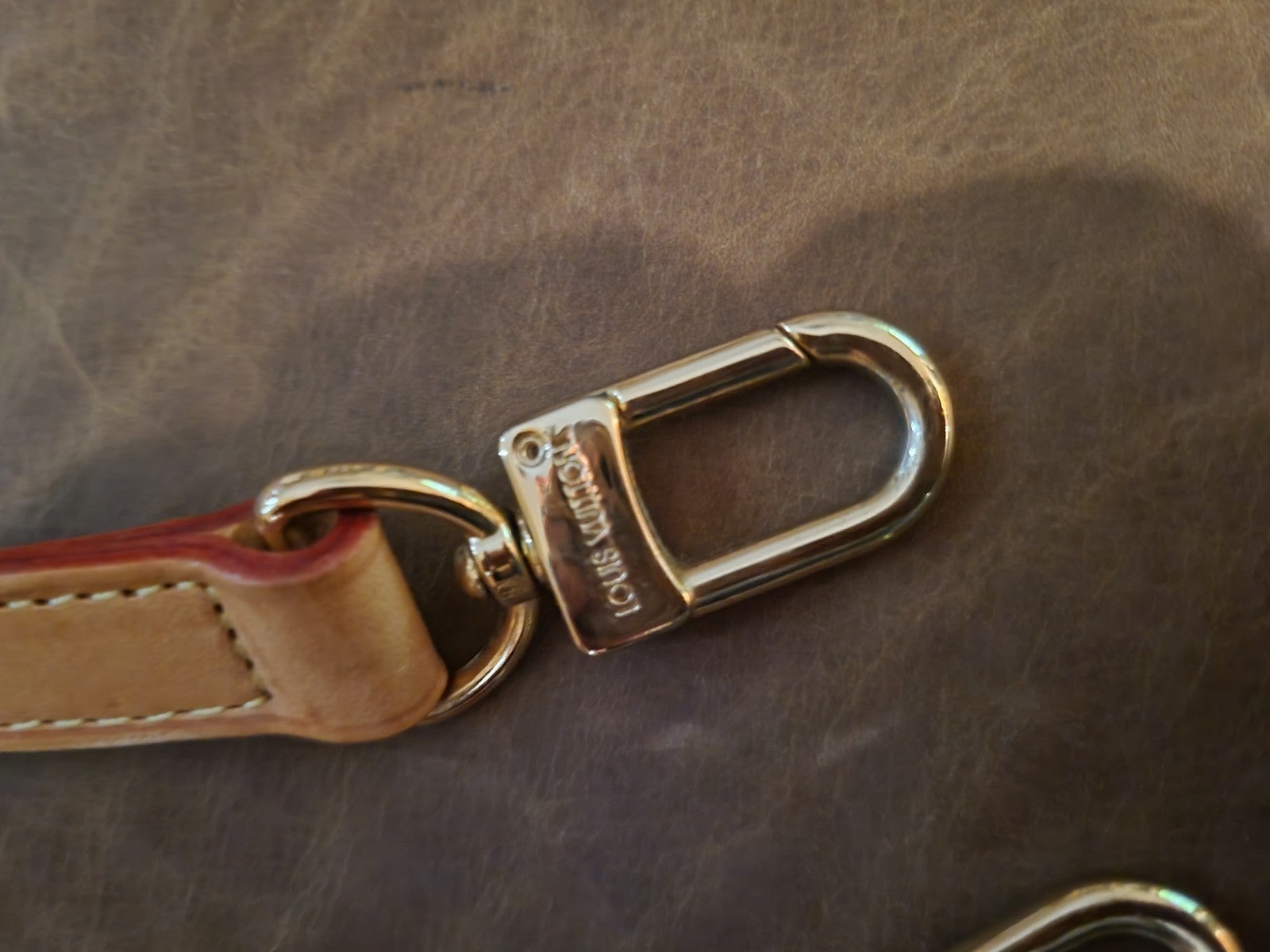 Louis Vuitton shops Handbag Replacement Strap Vachetta Leather