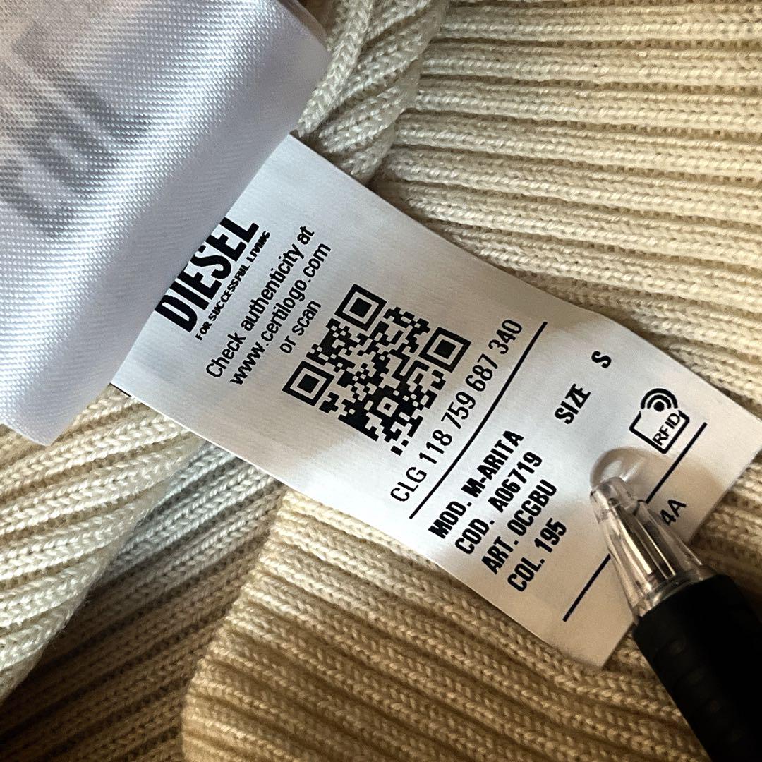 DIESEL painting knit M-ARITA grunge y2k