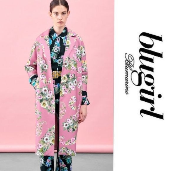 Blugirl Blumarine Floral Coat Jacket