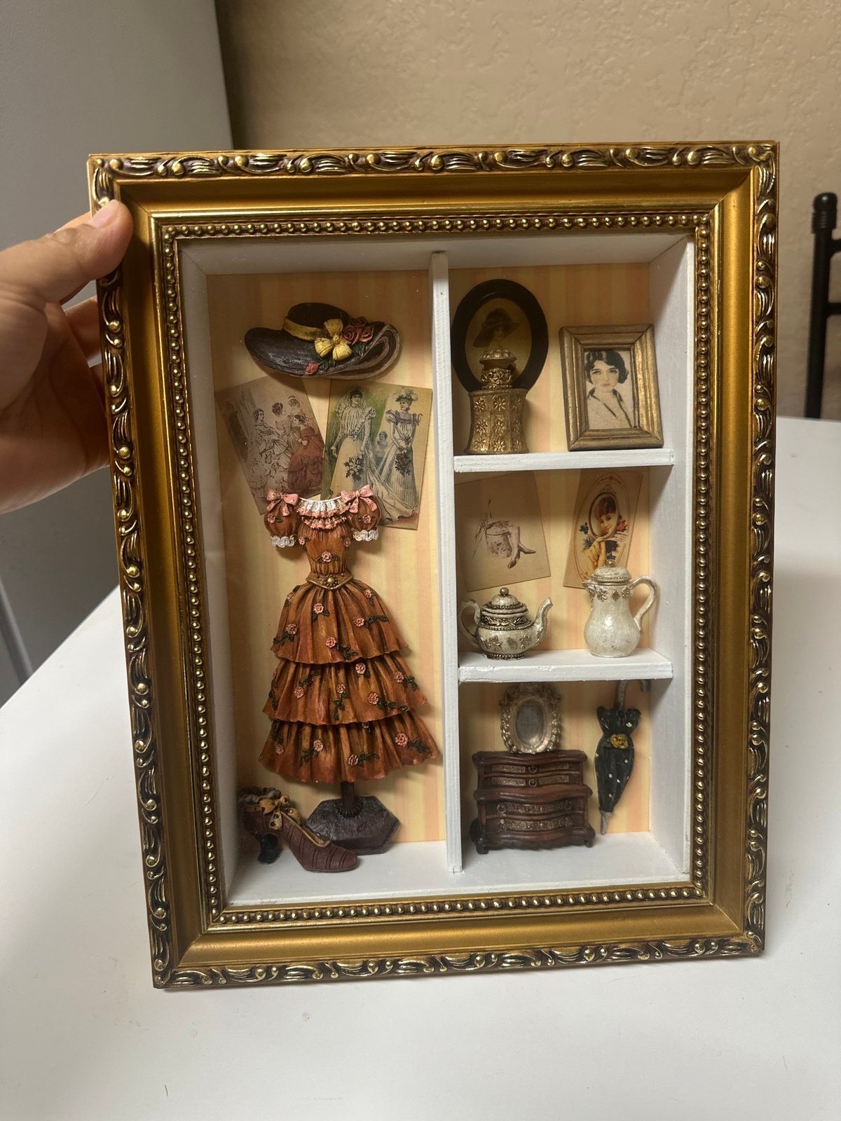 Arister Gifts Fashion Accessories Ornate Shadow box