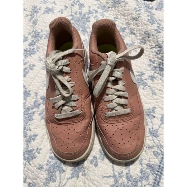 Nike court vision nature pink low top canvas sneaker 6
