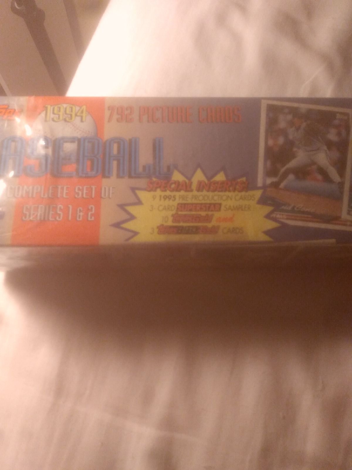 topps baseball card 1994 factory sealed set with special inserts gold cards