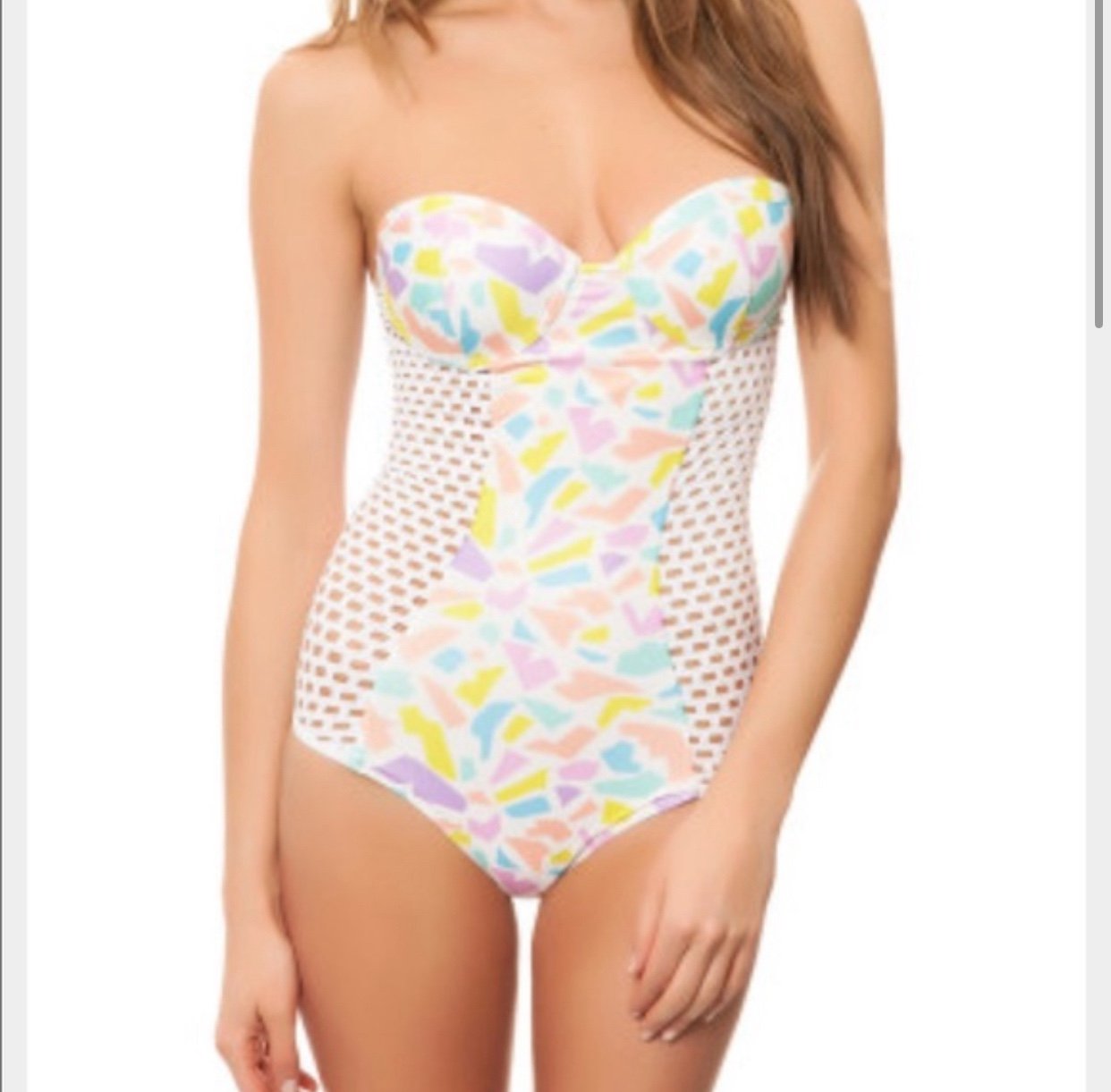 Women’s Med Retired Print Beach Riot Basel Casablanca One Piece Cutout Swimwear