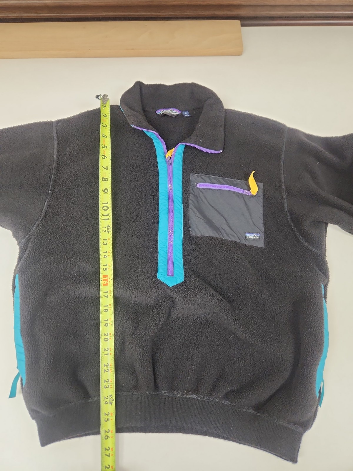 PATAGONIA VINTAGE 80s/90s L Synchilla Fleece Pullover Made