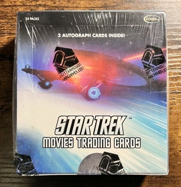 Star Trek movie trading card hobby box