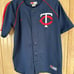 Nike Joe Mauer Hall Of Gamer MLB baseball jersey youth Minnesota Twins