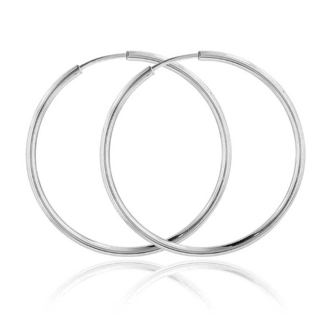 NWT Sterling Silver 20 mm Hoop Earrings