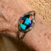 Southwestern inlay multi stone cuff
