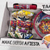 Prepara 9pc Melamine Taco Gift Box Set 1 Bowl 4 Holder 4 Spoon New Taco Tuesday