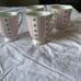4 BRAND NEW GRACE TEAWARE ROSES PORCELAIN MUGS
