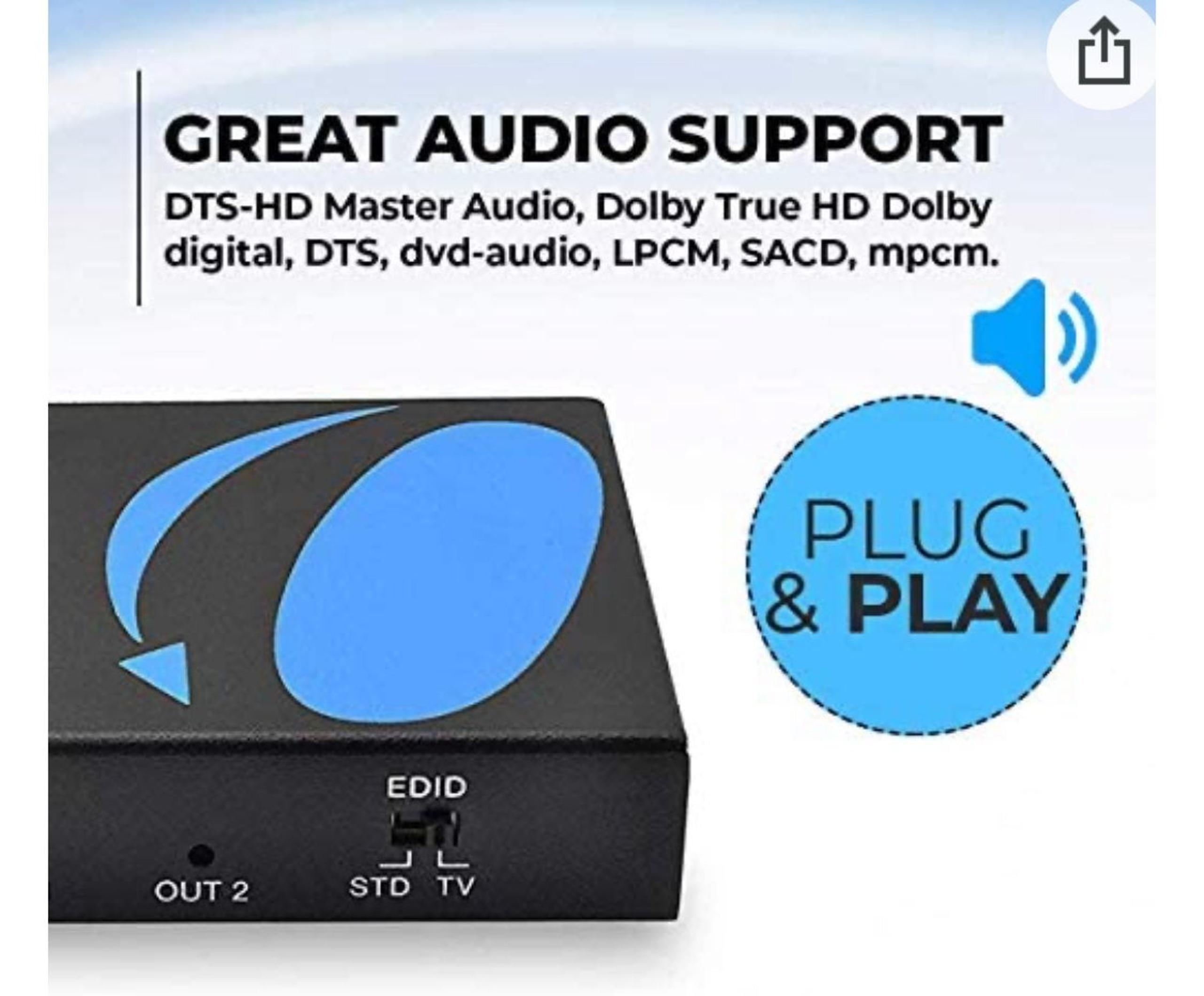 Orei HDMI Splitter 18G