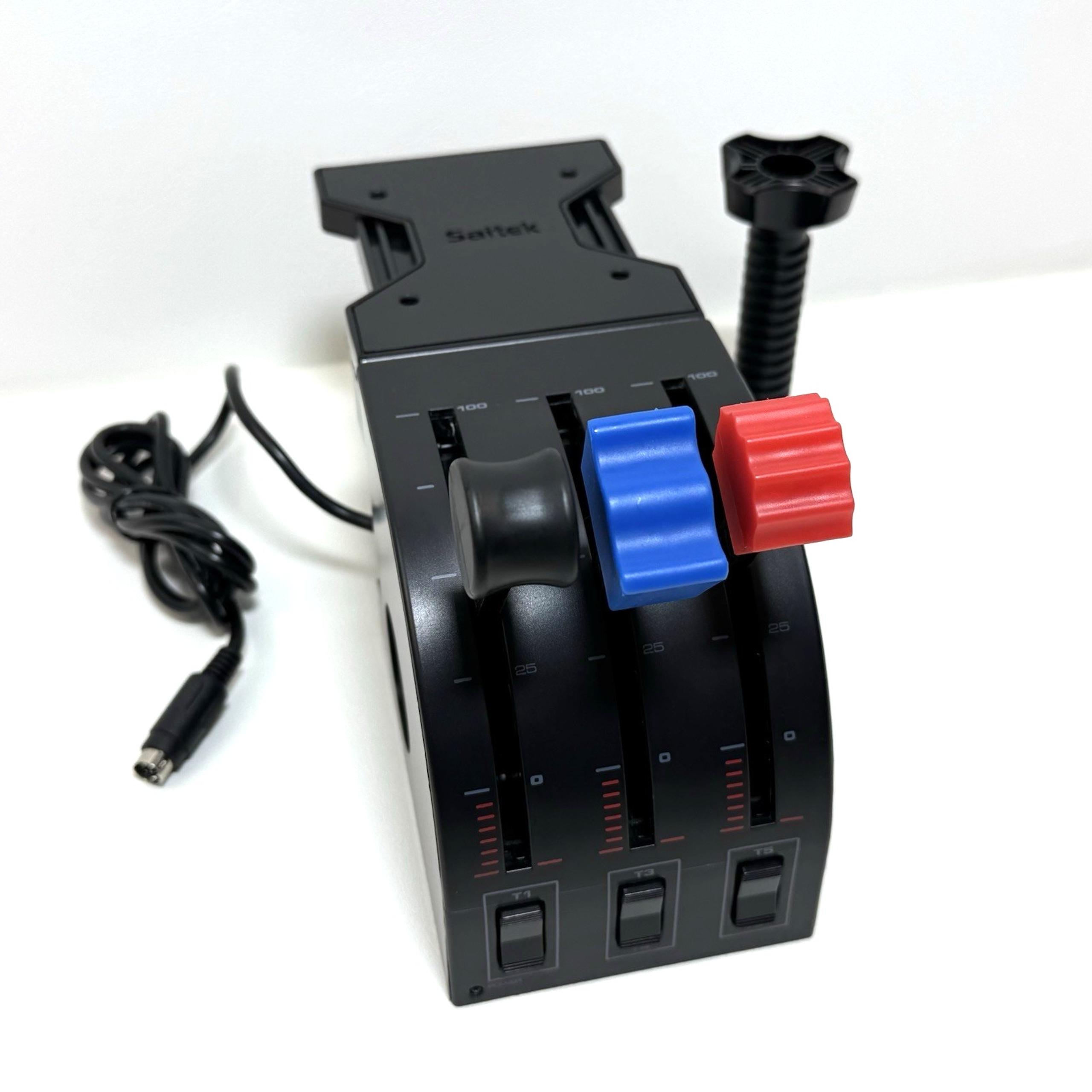 Saitek Pro Flight Three Lever Throttle Quadrant w/ PS/2 Connector PZ45 Mad Catz