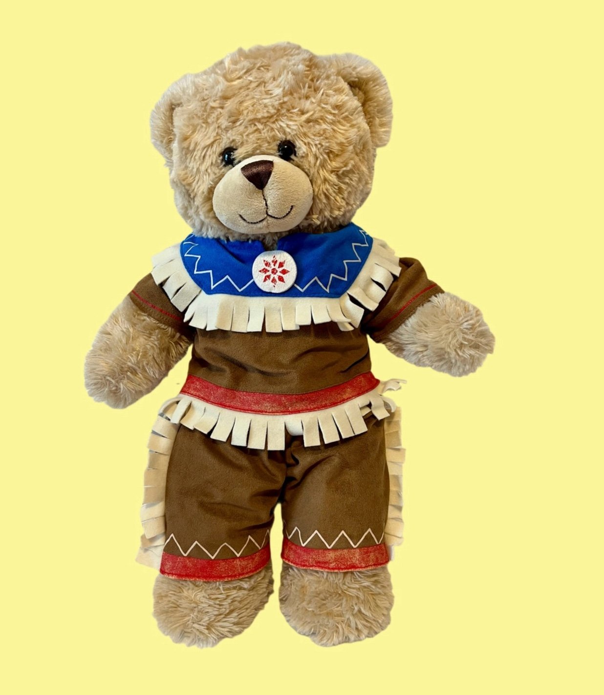 Build a Bear Workshop RARE Native American Indian Costume Halloween Thanksgiving