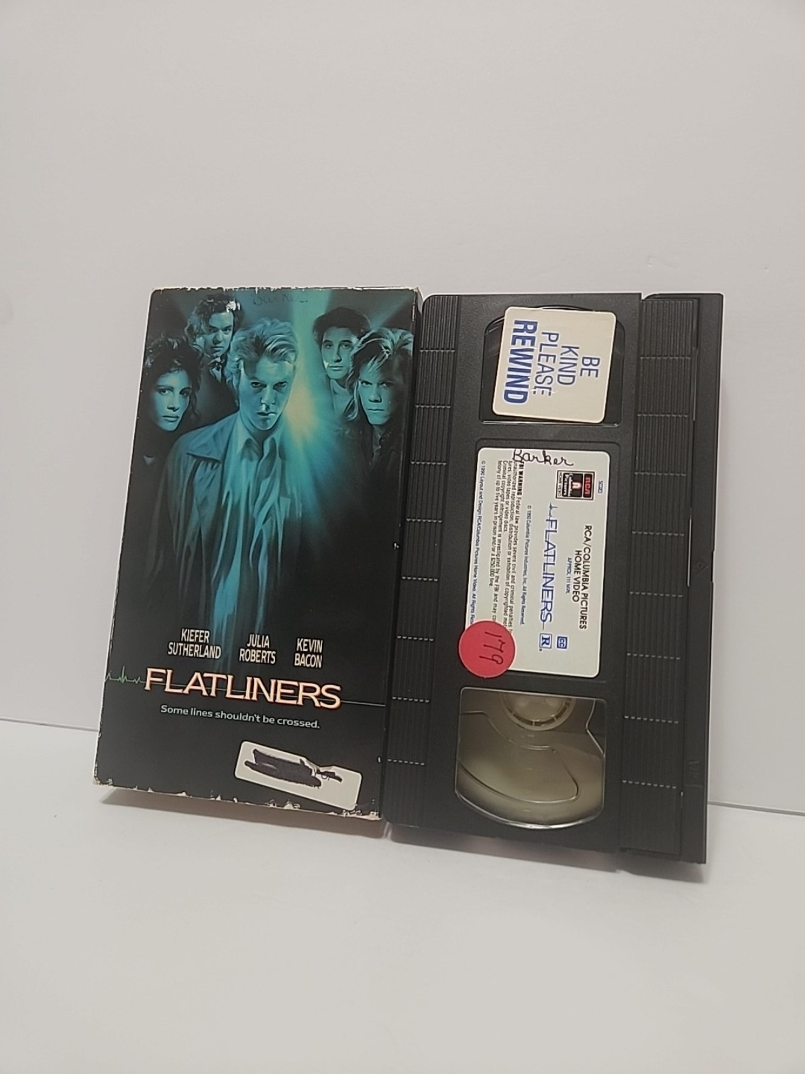 Flatliners (VHS, 1991) Kiefer Sutherland Kevin Bacon Julia Roberts RCA Pictures