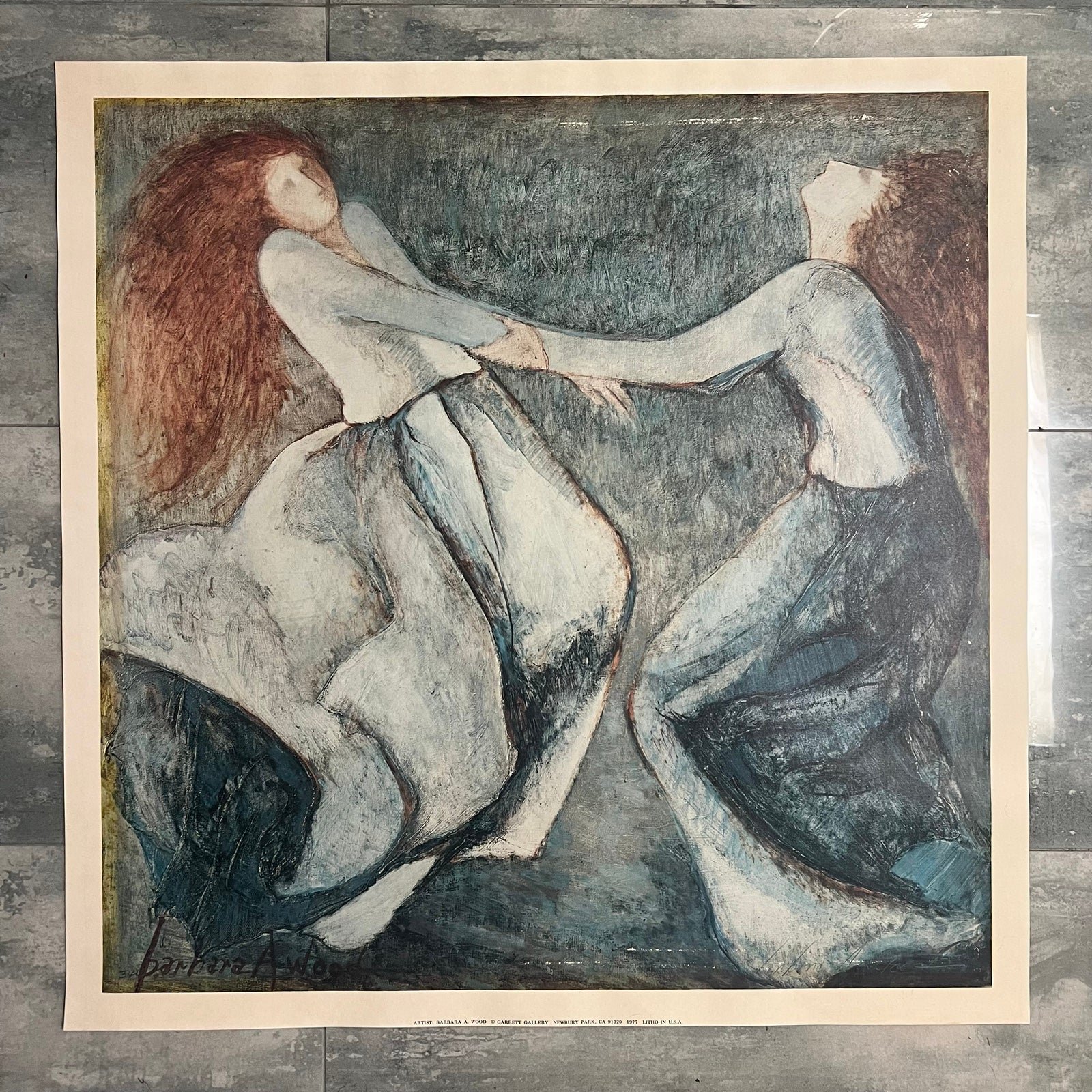 Happy Moments litho by Barbara Wood