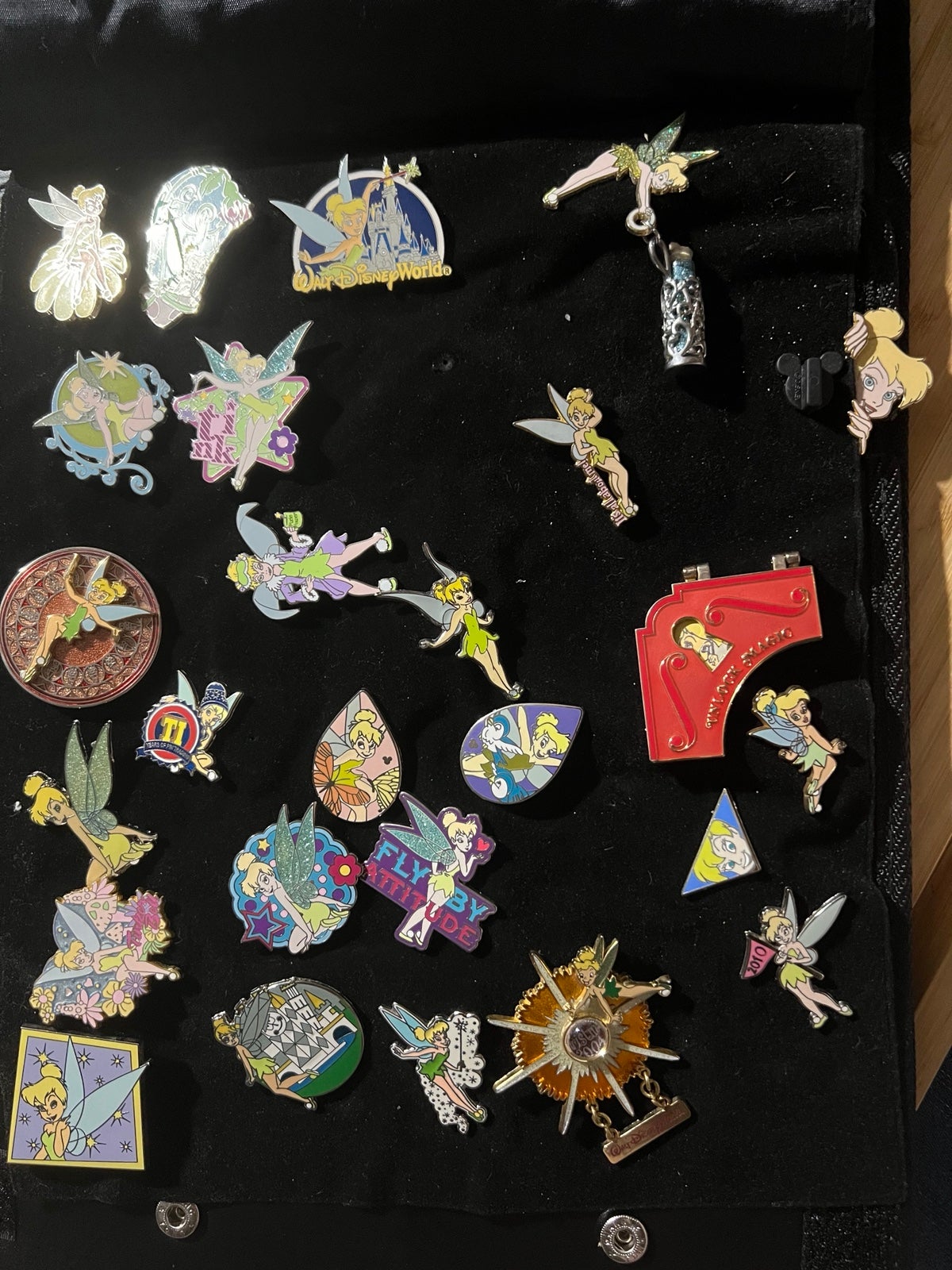 Tinker bell pins. Large vintage lot of 25.