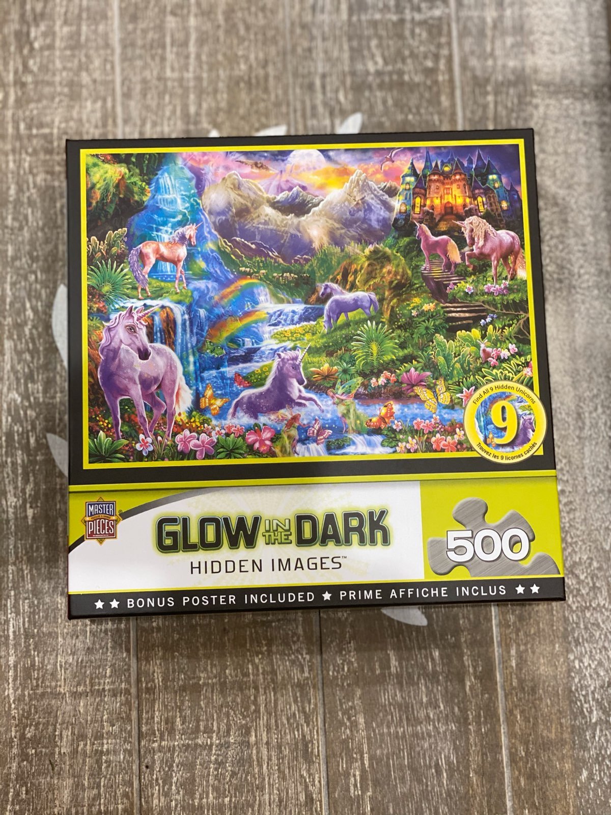 Glow in the dark puzzle Unicorns Retreat